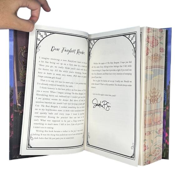 FairyLoot The Rose Bargain by Sasha Peyton Smith - February 2025 Special Limited - Picture 3 of 14